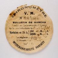 montre de gousset mécanique des Ets Victor Mougin