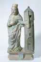 statuette : sainte Barbe