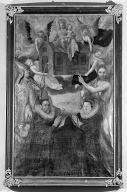 tableau et son cadre : Vierge à l'Enfant dite Notre-Dame de Lorette