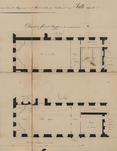 couvent de bénédictines, puis sous-préfecture et hôtel de ville, actuellement hôtel de ville