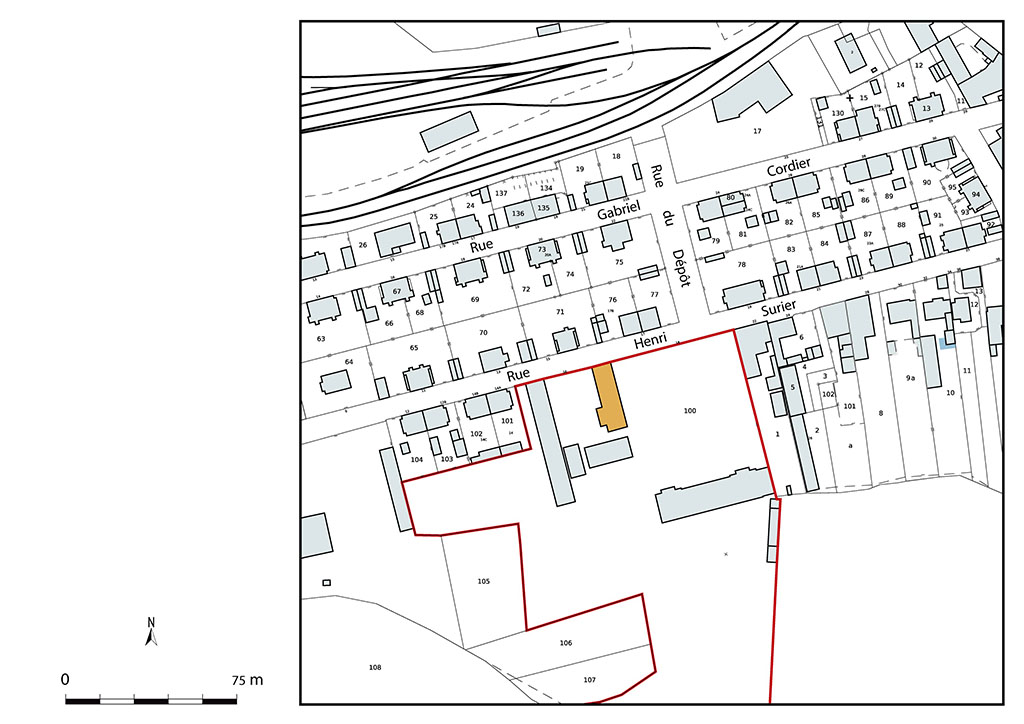 préau, puis chapelle de la Cité PLM, aujourd'hui centre de formation