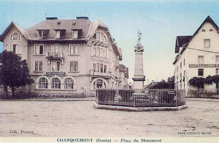 immeuble, café de la Liberté et atelier d'horlogerie de René Monnin-Ponçot puis de Pierre Tirolle