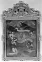 tableau et son cadre : l'Adoration du Sacré-Coeur