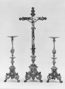 croix d'autel, chandelier d'autel (4, garniture d'autel)