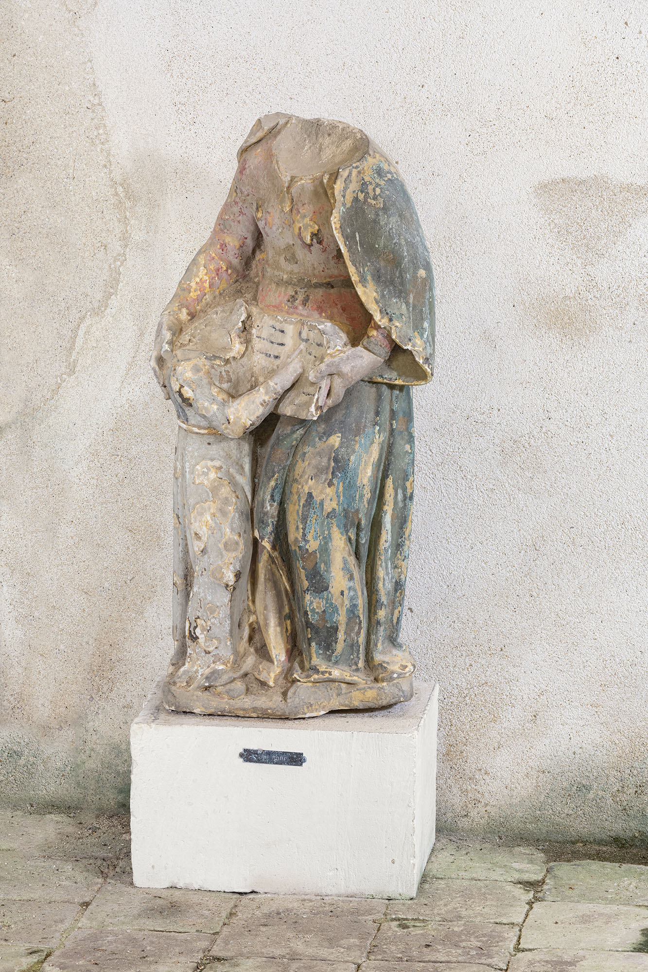 groupe sculpté : Éducation de la Vierge