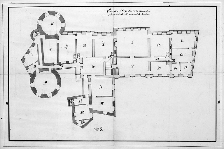château fort dit Châtel-Derrière