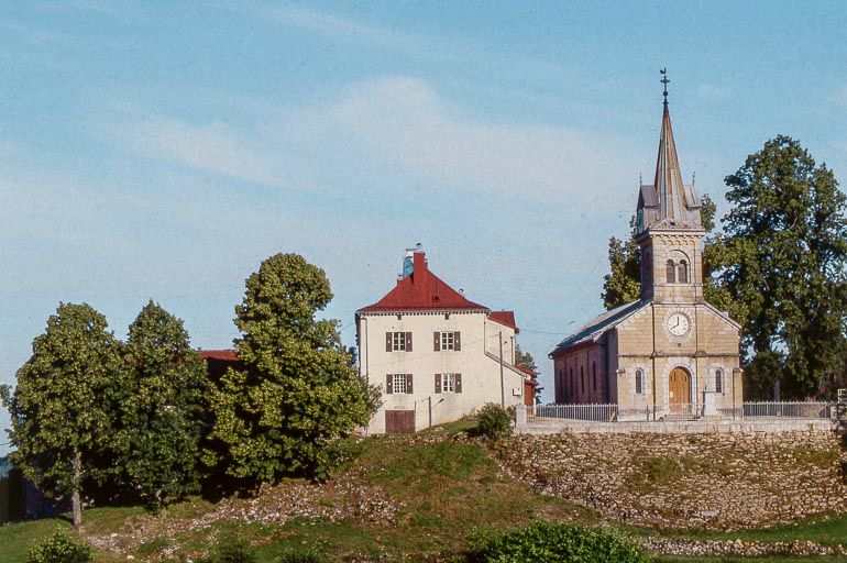 presbytère, mairie, école