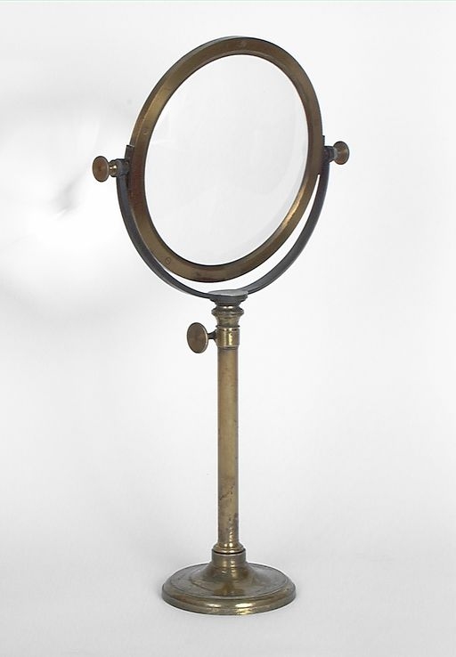 instrument de démonstration en optique n° 4 : lentille orientable sur pied