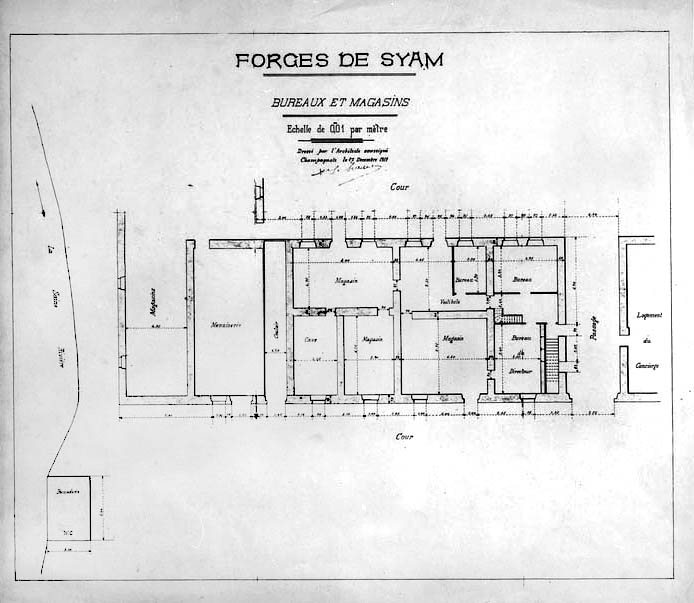 usine métallurgique dite Forges de Syam