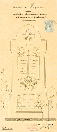 monument funéraire de Charles Courvoisier