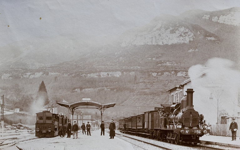 gare de Lavans - Saint-Lupicin (voie ferrée Andelot - La Cluse)