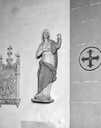 2 statues : la Vierge et saint Jean l'Evangéliste