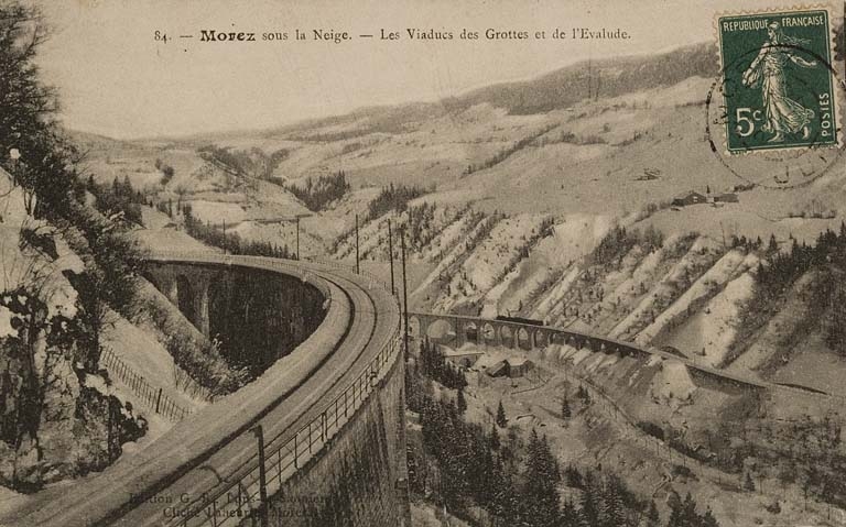 viaduc des Crottes (voie ferrée Andelot - La Cluse)