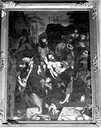 tableau et son cadre : la Mise au tombeau