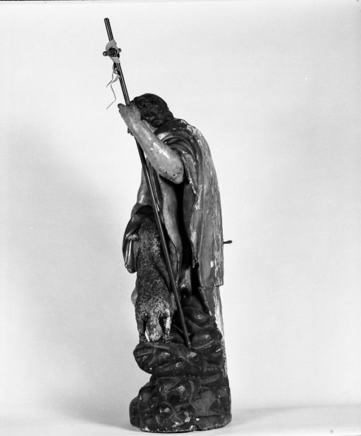 groupe sculpté : saint Jean-Baptiste