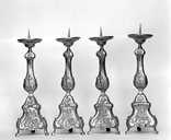 6 chandeliers d'autel
