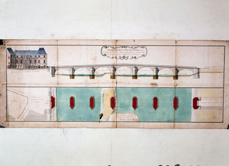pont sur la Saône (détruit)