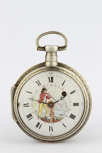 montre de gousset mécanique au chasseur