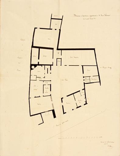 maison et presbytère, école primaire (école du Pont) puis école professionnelle (école d'industrie)