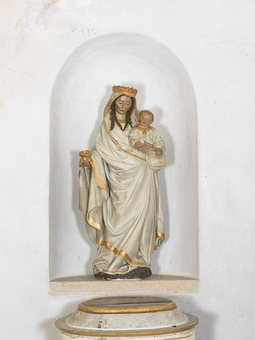 statue (petite nature) : Vierge à l'Enfant