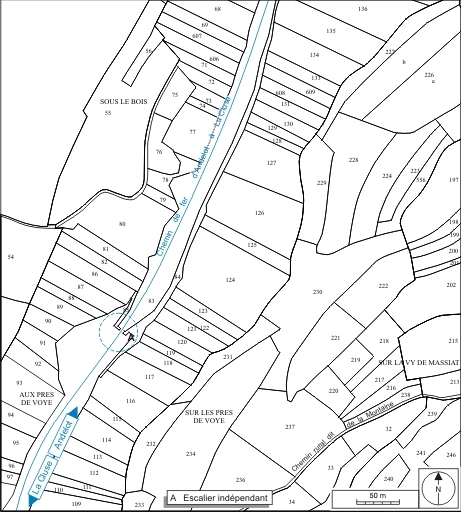 pont ferroviaire (voie ferrée Andelot - La Cluse)