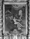 tableau d'autel : le Martyre de saint Laurent
