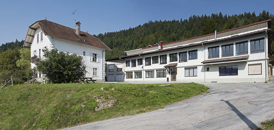 maison et usine d'horlogerie (usine de réglage des organes réglants de la montre) Remonay puis de la Somias
