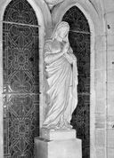 statue (petite nature) : Vierge orante