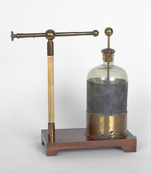 instrument de démonstration en électrostatique n° 11 : bouteille électrométrique de Lane