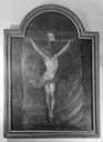 tableau et son cadre : Christ en croix (n° 2)