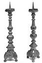 6 chandeliers d'autel