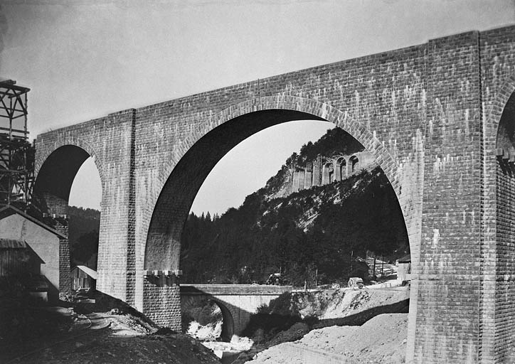 viaduc de l'Evalude (voie ferrée Andelot - La Cluse)