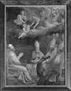 2 tableaux : scènes de la vie de saint François de Sales