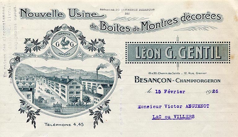 usine d'horlogerie (usine de boîtes de montre) Léon Gentil, puis Marcel Barbu, puis usine de petite métallurgie Firobind Frères, actuellement logement