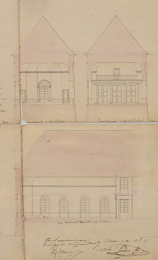 couvent de bénédictines, puis sous-préfecture et hôtel de ville, actuellement hôtel de ville