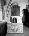 autel, retable secondaire nord