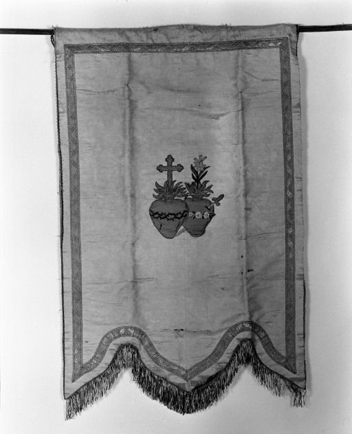 bannière de procession : l'Immaculée Conception