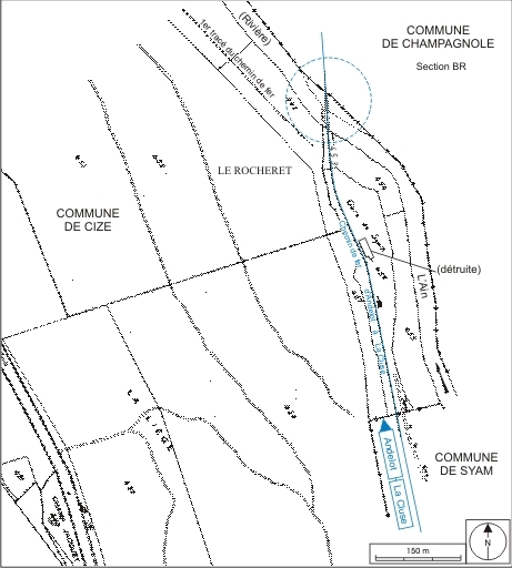 viaduc de Syam (voie ferrée Andelot - La Cluse)