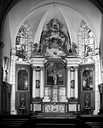 autel, 2 gradins d'autel, tabernacle, retable (ensemble du maître-autel)