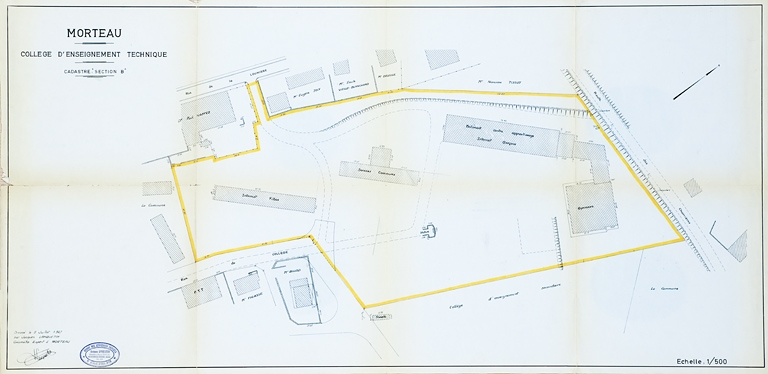 école professionnelle, actuellement lycée polyvalent Edgar Faure