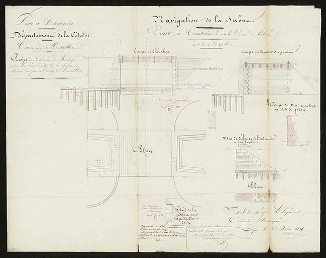 Les conséquences du passage de la Saône dans la commune de Pontailler-sur-Saône