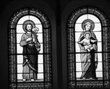 verrières (8, baies 1 à 8), verrière figurée, verrière décorative