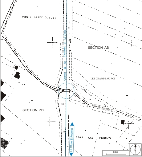 pont routier (voie ferrée Andelot - La Cluse)