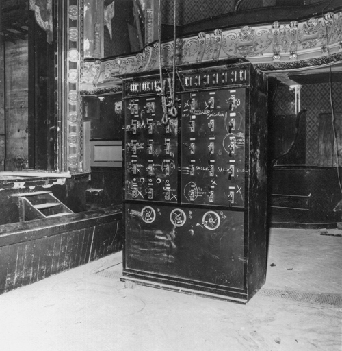 le mobilier du théâtre