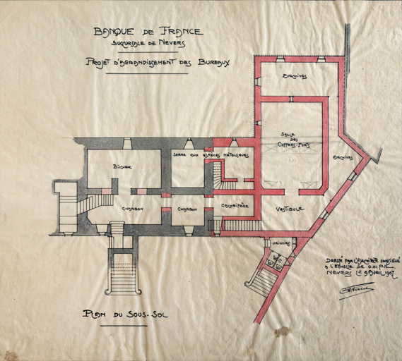 logis abbatial de Saint-Martin, puis hôtel de La Rochefoucauld, puis succursale départementale de la Banque de France