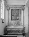2 autels, 2 gradins d'autel, 2 retables (autels secondaires)