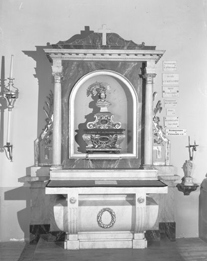 le mobilier de l'église paroissiale de la Nativité-de-Notre-Dame