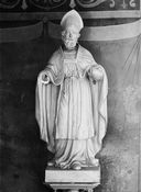 statue (petite nature) : saint évêque