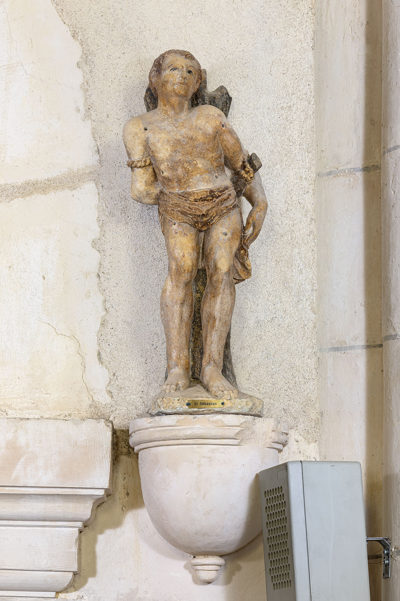 statuette : saint Sébastien