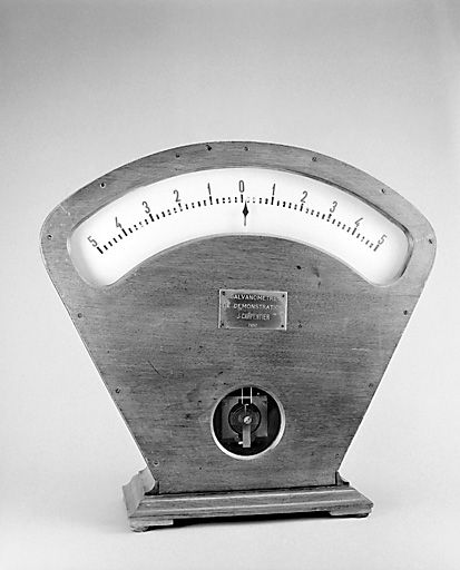 instrument de mesure de forces électromotrices (galvanomètre Carpentier)